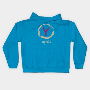 Greek Upsilon Kids Hoodie